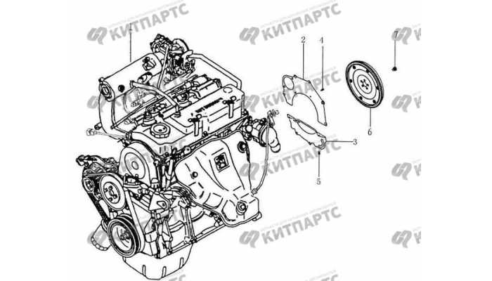 Маховик BYD F3 (F3R)