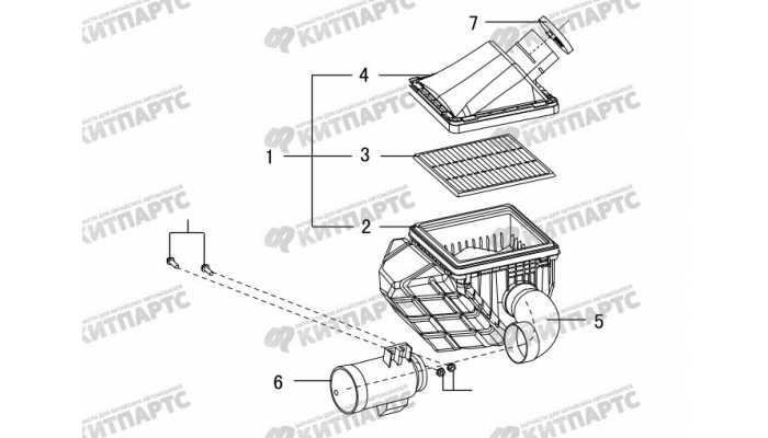 Корпус воздушного фильтра 4G63 Great Wall Hover H3 New