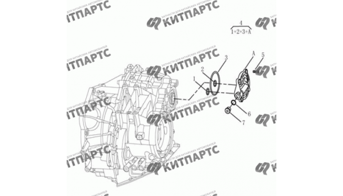 Вторичный вал Geely Emgrand (EC7)